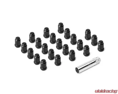 Quadratec 23 Piece Spline Drive Wheel Lug Nut & Socket Kit Color Black for Jeep 2011-2021 - 92806 9023